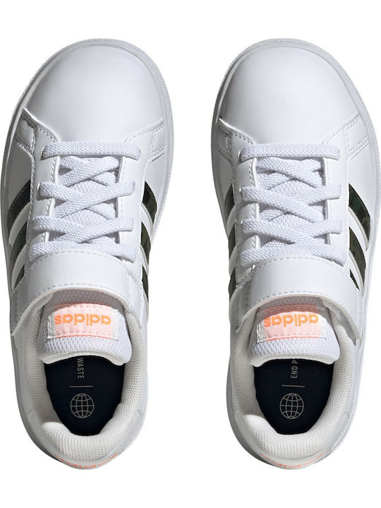 Grand Court GRAND COURT 2.0 Детски маратонки Low Cloud White / Screaming Orange