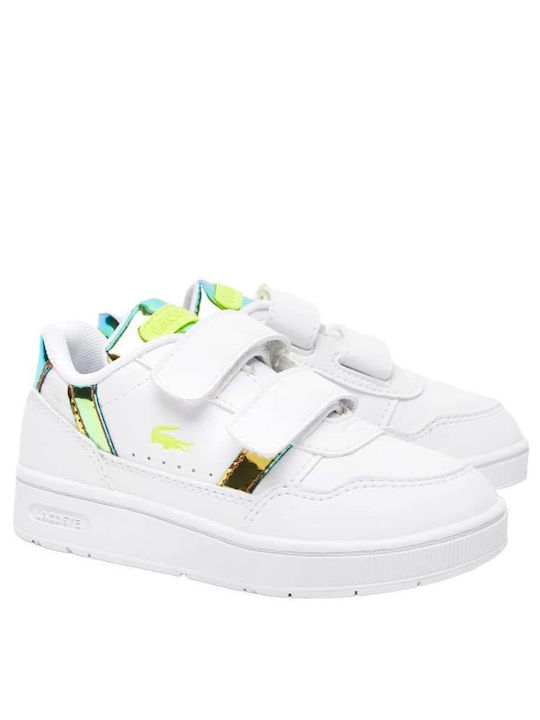 T-Clip Παιδικά Sneakers με Σκρατς Λευκά