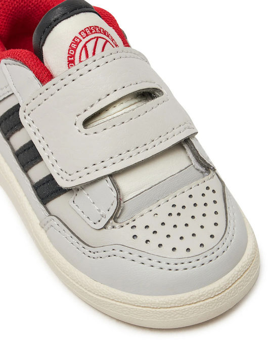 Rapid Court Kids Sneakers with Scratch Gray