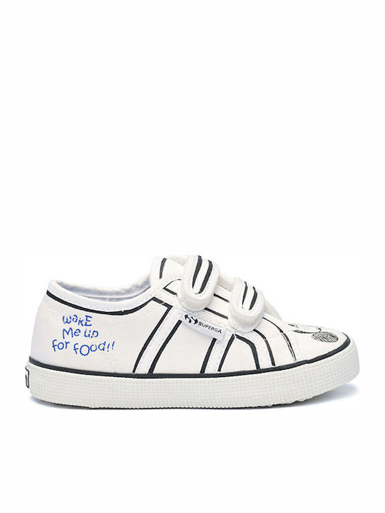 Kids Sneakers with Scratch White