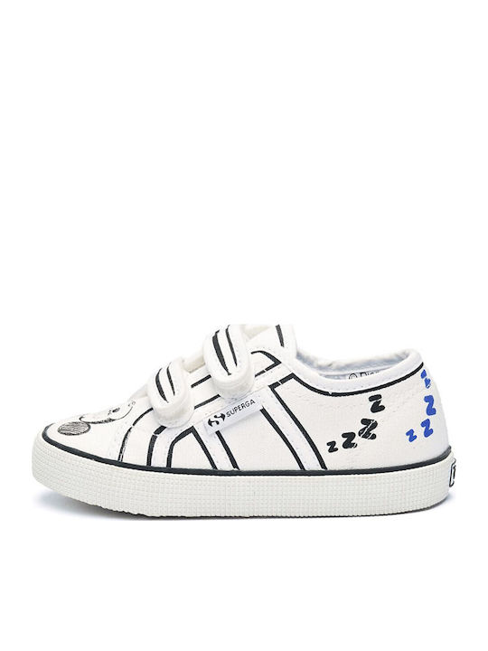 Kids Sneakers with Scratch White