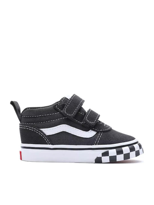 Ward Mid Kids Sneakers High with Scratch Black
