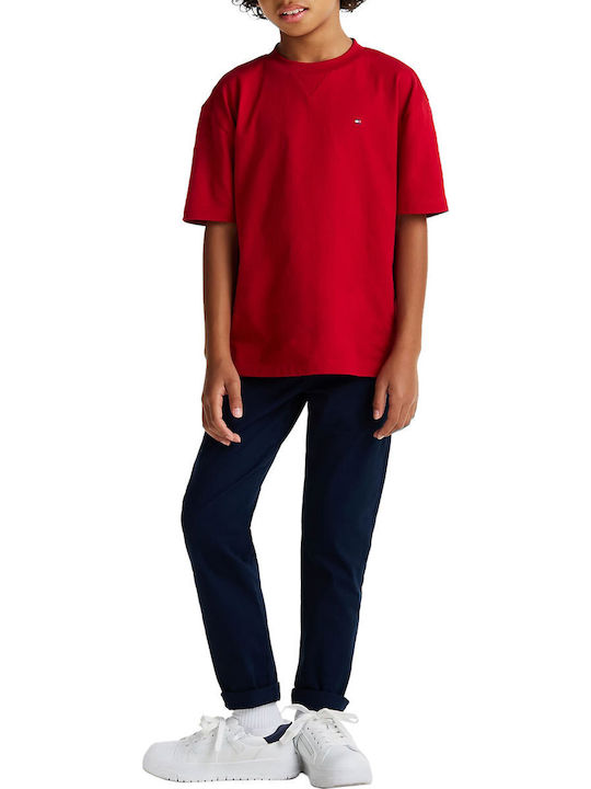 Kinder-T-Shirt rot ESSENTIAL
