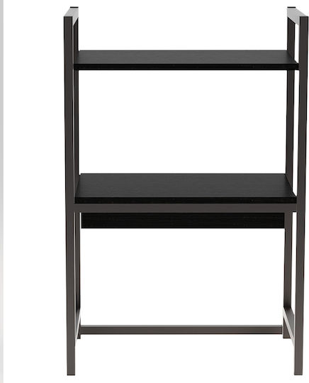 Βιβλιοθήκη Μαύρο 53x35x80εκ.