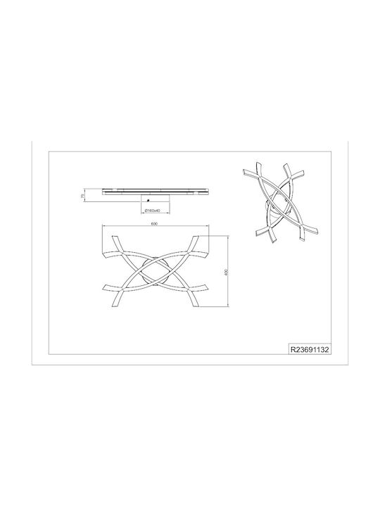 Trio Lighting Πλαφονιέρα LED Trio Lighting Πλαφονιέρα LED