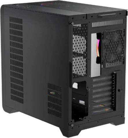 1STPLAYER VT7 Gaming Midi Tower Κουτί Υπολογιστή με Πλαϊνό Παράθυρο Μαύρο