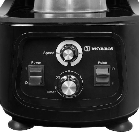 Morris Επαγγελματικό Μπλέντερ 2.2kW Μαύρο με Χωρητικότητα Κανάτας 2lt 28x35x52cm