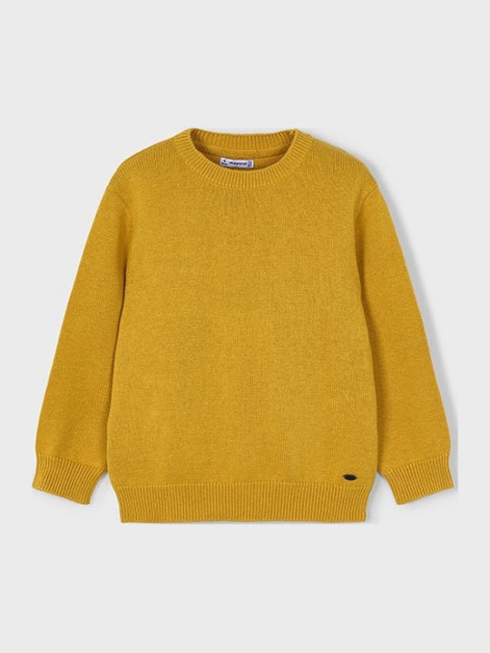 Kinderpullover Langarm Mustard, Yellow Basic
