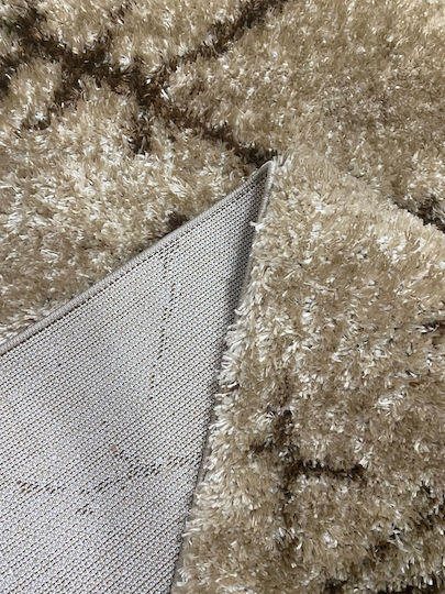 Jasmine JS 597 Covor Rectangular Shaggy Camel Brown