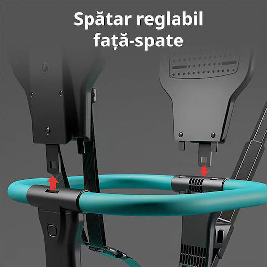 NBW Verstellbar Kinderwagen Geeignet für Neugeborene Weiß 6kg BICI80252
