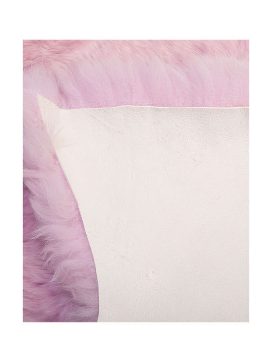 Beliani Χαλί Ορθογώνιο Ροζ 65x110cm