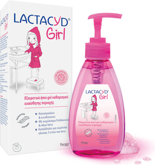 Lactacyd Girl Ultra Mild Intimate Gel για Καθαρισμό της Ευαίσθητης Περιοχής με Αλόη 200ml