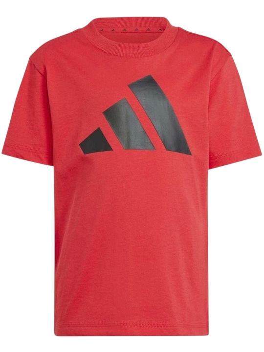 Παιδικό T-shirt Pure Ruby/Black Essentials