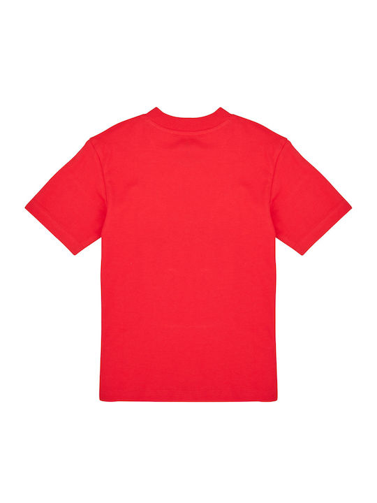 Παιδικό T-shirt Pure Ruby/Black Essentials