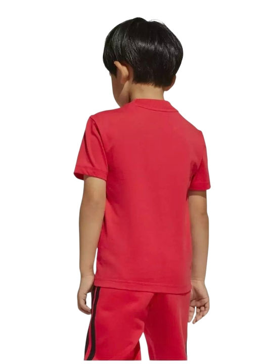 Παιδικό T-shirt Pure Ruby/Black Essentials