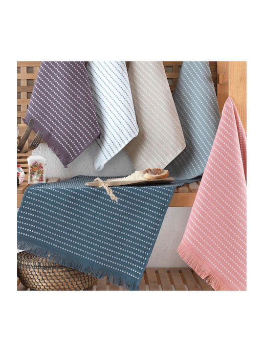 Şaheser Prosop din 100% Bumbac în Culoarea Bej 40x60cm 6buc
