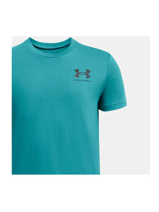 Kids' T-shirt Turquoise Sportstyle