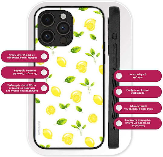 Калъф Sonique Fruit Series Honor 400 Pro 5g Жълт Лимон 01