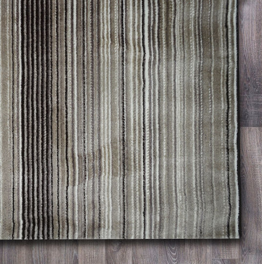 Saray Home Vip Teppich Rechteckig Synthetisch,Polyester/Cotton/Leather Brown