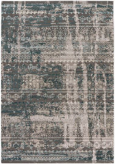 Beauty Home Χαλί 160x230cm Γκρι / Πετρόλ