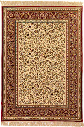Royal Carpet Sherazad 8712 Teppich Rechteckig Synthetisch,Polyester/Cotton/Leather mit Fransen Beige