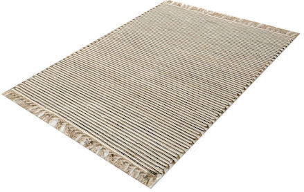 Tzikas Carpets Natura 30160-090 Ръчно изработено Килим Правоъгълена с крошки Ecru