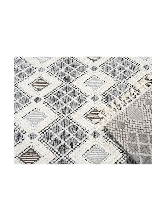Balsan Monet Urban Χαλί Ορθογώνιο με Κρόσια Anthracite / Cream 200x280cm