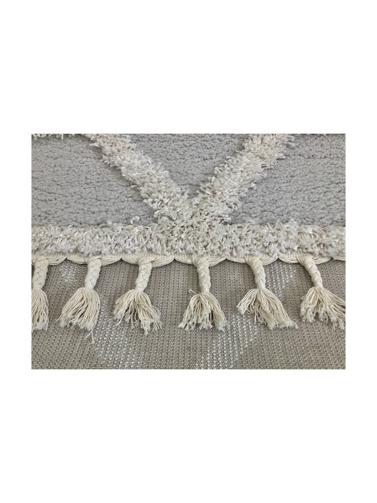 Koulis Carpets Thick 757 με Κρόσια 200x250cm Grey / Cream