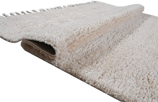 Balsan Soft Χαλί Ορθογώνιο Shaggy με Κρόσια Beige x230cm