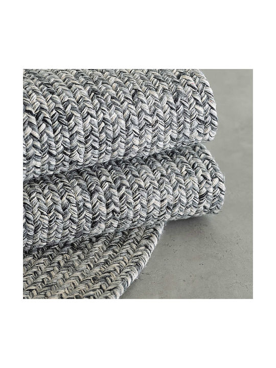 Rythmos Almira Χαλί Ορθογώνιο Βαμβακερό Γκρι 120x180cm