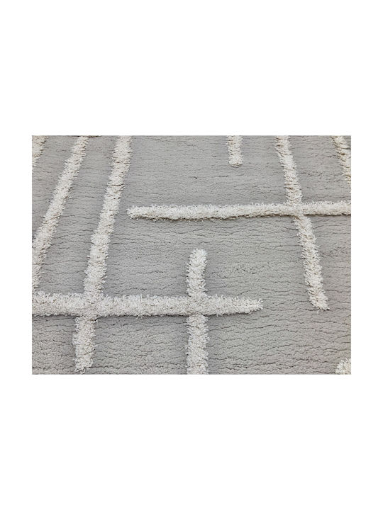 Koulis Carpets Thick 823 με Κρόσια 200x250cm Grey / Cream