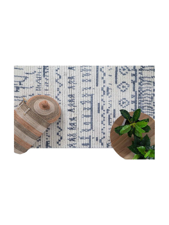Royal Carpet Iris 191 Килим Правоъгълена с крошки Cream / Blue