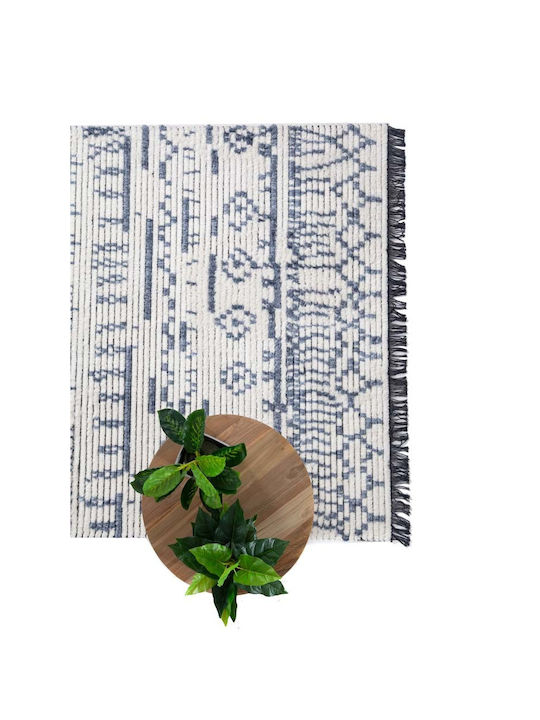Royal Carpet Iris 191 Килим Правоъгълена с крошки Cream / Blue