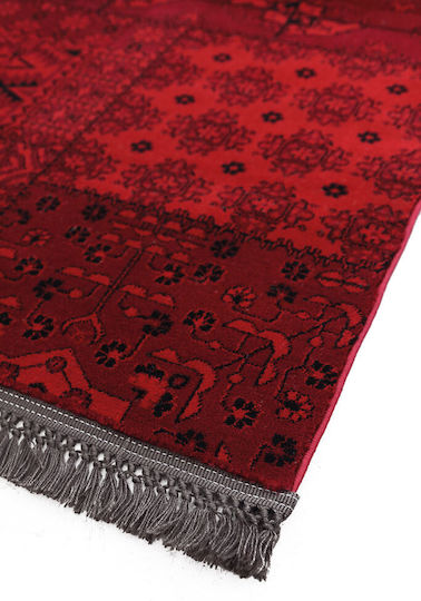 Royal Carpet Afgan 7675A με Κρόσια 160x230cm Dark Red