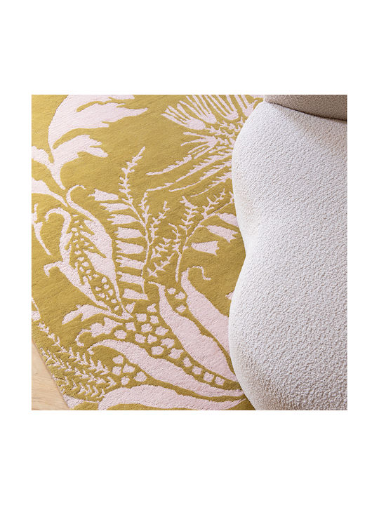 Ted Baker Baroque Ръчно изработено Килим Правоъгълена Вълна 162906 Yellow