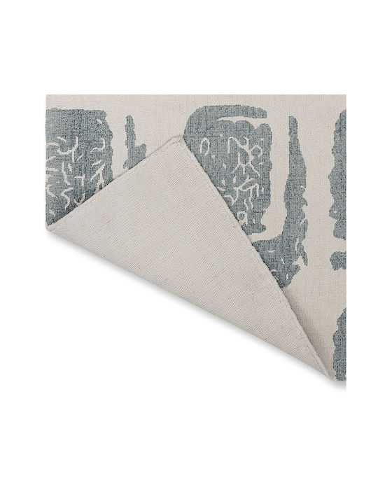 Ted Baker Woodblock Χειροποίητο Χαλί Ορθογώνιο Βαμβακερό 163001 Grey 140x200cm