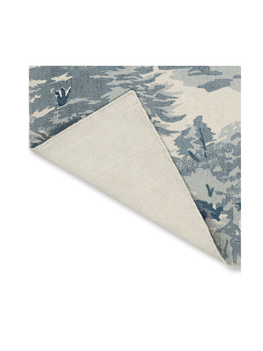 Ted Baker Landscape Toile Lucrat manual Covor Rectangular Bumbac albastru deschis