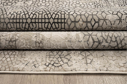 Newplan Bellagio 3470 Teppich Rechteckig Synthetisch,Polyester/Cotton/Leather Beige-grey