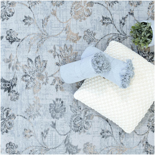 Ezzo Venice 9679bcd Χαλί Ορθογώνιο Grey 66x140cm