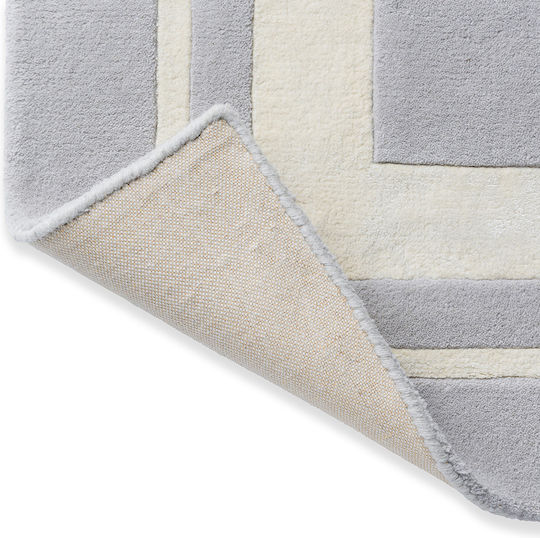 Laura Ashley Redbrook Lucrat manual Covor Rectangular Din lână Silver