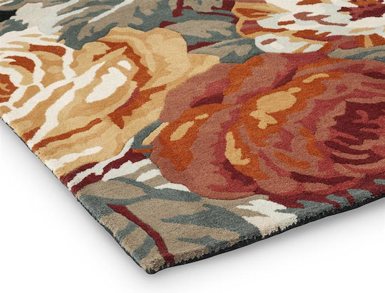 Brink & Campman Stapleton Park Handgefertigt Teppich Rechteckig Wolle 45318 Navy / Burnt Orange