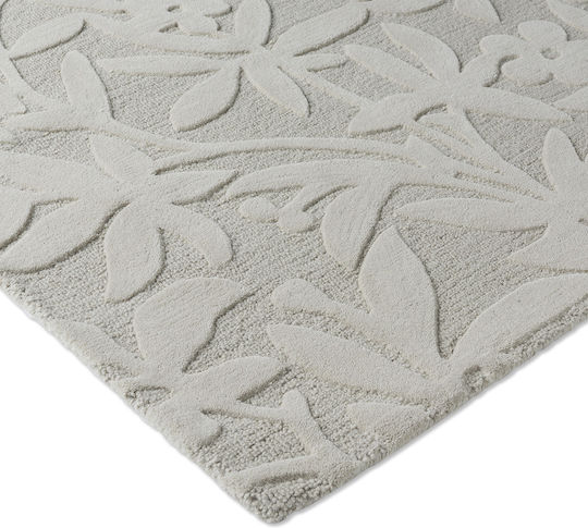 Laura Ashley Cleavers Χειροποίητο Χαλί Ορθογώνιο Μάλλινο Natural 140x200cm