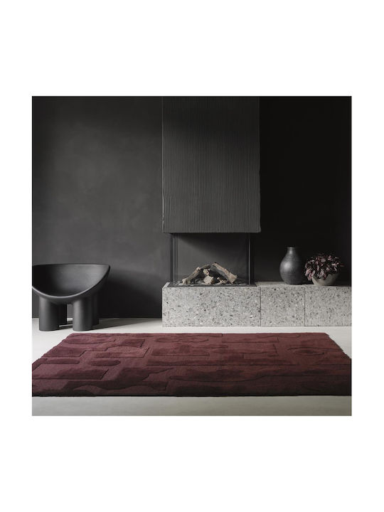 Brink & Campman 121100 Rug Rectangular Wool Burgundy