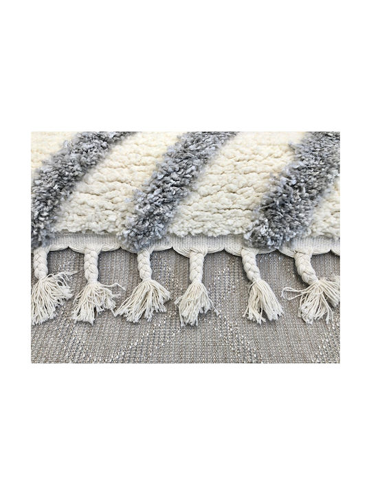 Koulis Carpets Thick Thick 826 Shaggy 200x290cm Grey - Cream