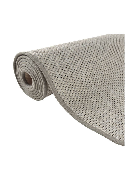 vidaXL Teppich Rechteckig Synthetisch,Polyester/Cotton/Leather Taupe