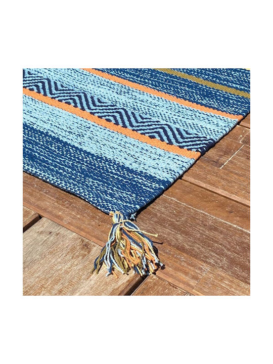 Koulis Carpets Mykonos Χαλί Ορθογώνιο Καλοκαιρινό Βαμβακερό Πολύχρωμο 120x180cm
