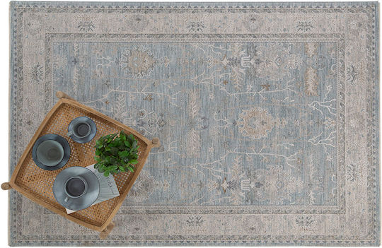 Royal Carpet Tabriz 590 Teppich Rechteckig Synthetisch,Polyester/Cotton/Leather Blue