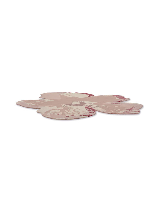 Ted Baker Magnolia Handgefertigt Teppich Rund Wolle Rosa