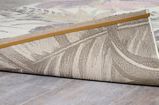 Tzikas Carpets 22440-261 Teppich Rechteckig Synthetisch,Polyester/Cotton/Leather White-Cream
