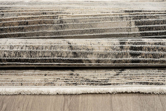 Newplan Bellagio 9790 Teppich Rechteckig Synthetisch,Polyester/Cotton/Leather mit Fransen Beige